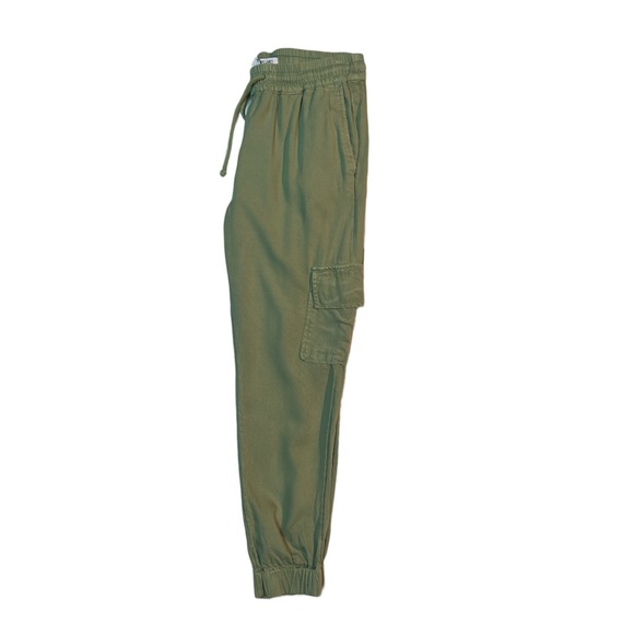 Elizabeth and James Cargo Jogger Pants Green Size Medium - Picture 4 of 5